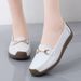 Women's Flat Shoes Soft Soles Soft Shoes Comfortable Large Size Bean Shoes For Women_vogvips.com