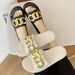 Women's Thick-soled Slippers Outdoor Wear, Fashionable And Trendy Summer Casual Slip-on Sandals, Non-slip Soft-soled_vogvips.com
