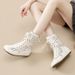 2026 Spring/Summer Woven Height-Increasing Ankle Breathable Zipper Sandals Summer Hollow-Out Martin Boots For Women_vogvips.com