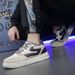 Autumn New Men's Shoes Breathable Mesh Casual Sports Board Shoes Large Size Trendy Shoes_vogvips.com