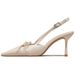 Butterfly Knot High Heels Women Thin Heel 2025 Spring Summer New Style Closed Satin Party Elegant Sandals Pointed Toe_vogvips.com