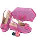 Women's Shoes Large Size Women's Shoes Birthday Party Shoes Small Wedge Heel Thick Sole Shoes With The Same Design Clutch Bag Diamond Flower_vogvips.com
