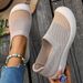 Women's 2025 Summer New Versatile Casual Soft Sole Comfortable For Mom, Slip-On Foreign Trade Shoes_vogvips.com