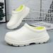 New Chef Shoes Non-slip Waterproof Kitchen Shoes Labor Protection Work Shoes_vogvips.com