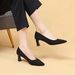 Large Size For Women 2024 New Model Suede Fine Heel Pointed Shallow Mouth Single Shoe Fashionable And Sexy High Heels_vogvips.com