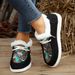 Large Size Cotton Shoes, Women's Spring New Style, Cow Head Low Top Flat Bottom Warm Casual Single Shoe_vogvips.com