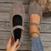 Mary Jane Flat 2024 Spring Autumn New Large Size French Retro Single With A Buckle Strap And Shallow Cut Small Leather_vogvips.com