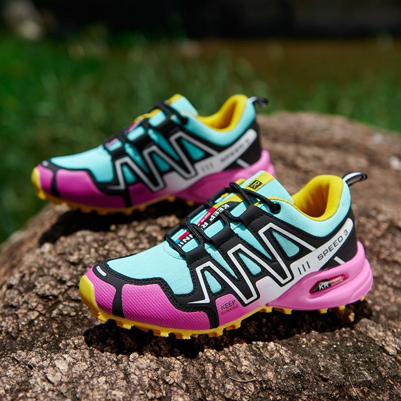 Large Size Outdoor Women's Off-Road Running Fitness Shoes, Anti Slip Hiking Shoes Dd2_vogvips.com