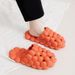 Summer New Poop Feeling Bubble Lychee Style Soft Bottom Indoor Slippers, Home Bathroom Shower Cool Slippers For Women_vogvips.com