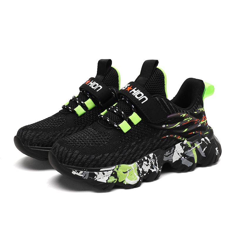Boys' Sports Shoes New Breathable Children's Net Shoes CuHK Boys' Lightweight Running Shoes_vogvips.com