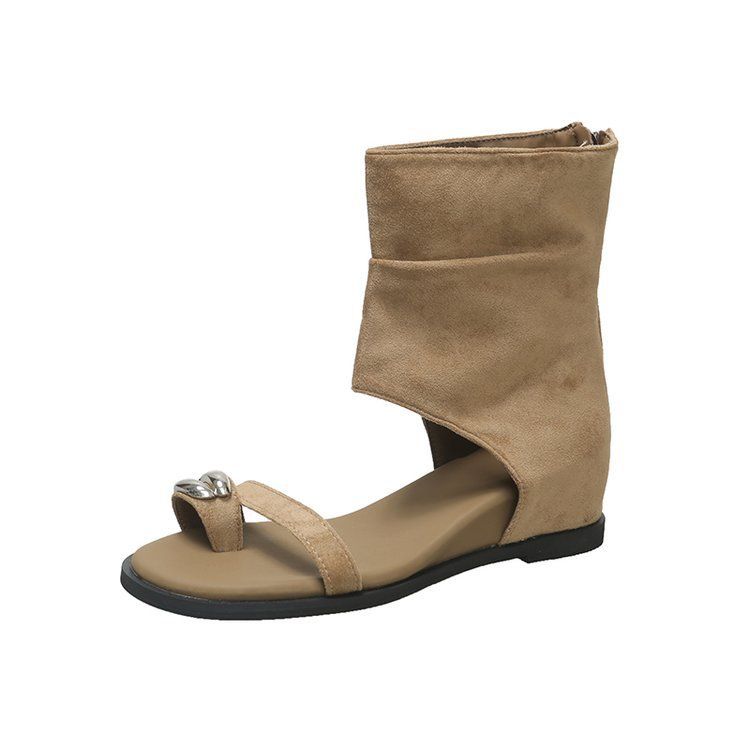 Sheepskin Version ~ Women's Summer 2026 New Style Flip-flop With Internal Height Increase, Comfortable For The Feet,_vogvips.com