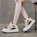 9955 Height Increasing 7CM Genuine Leather Dad For Women 2025 Spring And Autumn New Versatile Korean Style Thick Sole_vogvips.com
