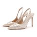2025 Spring Summer New Style One Strap High Heels Elegant Petite Pointed Stiletto Versatile Closed Toe Backless Sandals_vogvips.com