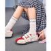 Women's Shoes New Velcro Casual Shoes, Lightweight Sports Shoes, Versatile Flat Shoes, Women's Autumn Polka Dot_vogvips.com