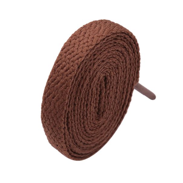 Shoe Accessories Cullo gold shoelaces wholesale classic solid color flat mesh straps suitable white shoes and canvas shoes_vogvips.com