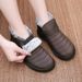 Winter New Shoes With Fleece Lining, Thickened Warm, Women's Snow Boots, Cold-Proof, Waterproof, Lightweight, Non-Slip,_vogvips.com
