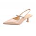 Xia Feng Rhinestone With Pointed Rear Empty Single Shoes Three-color Versatile Sandals_vogvips.com