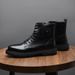 European Warm Series Trendy Brand Martin Mid-Cut High Street Style, Fashionable British Boots, Genuine Leather Work Boots For Men, Winter_vogvips.com