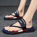 Summer 2023 New Men's Trendy Outdoor Beach Sandals Non-Slip Odor-Resistant Durable Casual Toe-Toe Slippers_vogvips.com