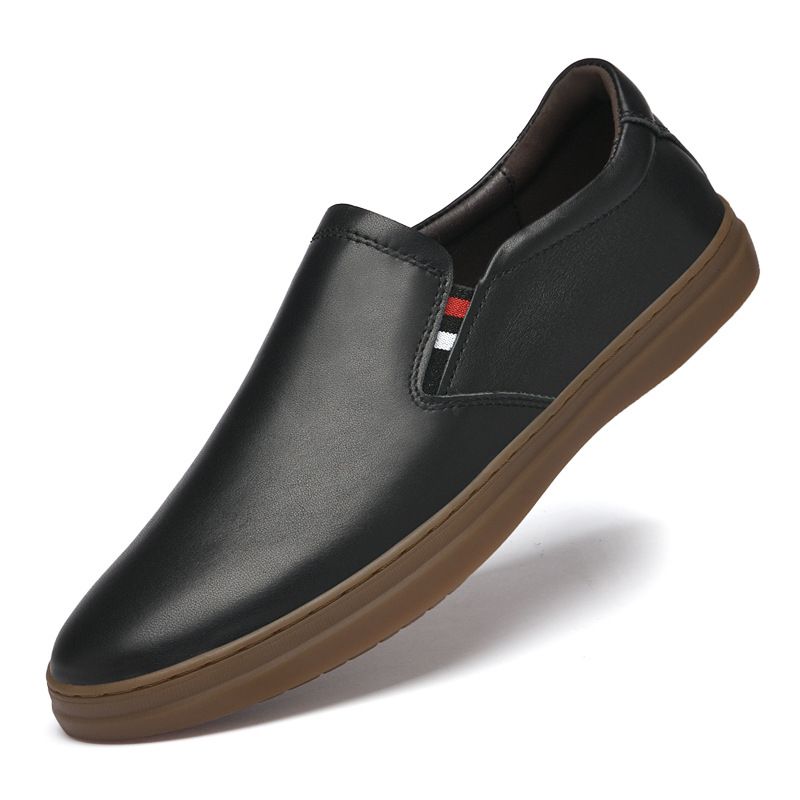 British Board Shoes Are Simple And Comfortable, Trendy With Small Leather Shoes, Work Shoes_vogvips.com