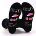 Casual sports socks Cotton socks socks sole letters 3D hot print creative socks_vogvips.com