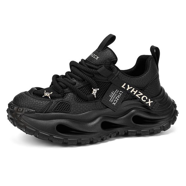 Men's Dad Shoes Thick Sole Height Increase Breathable Fashion Light Luxury Sports Casual Versatile Niche Hot Sale Sneakers_vogvips.com