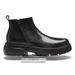 Martin Boots Men's Boots Leather Shoes Men's Black Medium-top Wind Tooling Boots Thick-soled Men's Casual Leather Boots_vogvips.com