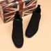 Chinese Chelsea Leather Boots American Martin Leather Fur Short Boots Business Leather Boots_vogvips.com
