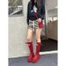 Thick-Soled Non-Slip Long For Women 2025 Autumn New Fashion Versatile Lightweight Breathable Over-the-Knee Mid-Calf_vogvips.com