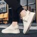 Men's New Spring White Men's Korean Version Trendy Versatile Board Youth Casual Sports Shoes_vogvips.com