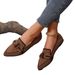 Large Spring And Autumn Pointed Sole 2025 New Large Size Fly Woven One Foot Casual Flat Heel Women's Shoes_vogvips.com