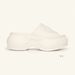 Summer New Thick-Soled Women's Slippers For Outdoor Wear, Black Cross Flower High Heel Platform 9CM Height Increasing_vogvips.com