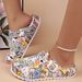 Women's Animal Print Soft Sole Clogs, Comfortable EVA Upper Cushioned Sole, Lightweight And Breathable, Four Seasons_vogvips.com