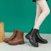 Women's Martin Autumn Single 2025 British Style Short Winter Fleece Lined New Genuine Leather Thick Sole Boots_vogvips.com