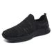 Cross-border Men's Fly-knit Running Shoes, Spring/summer Low-top Slip-on Mesh Lightweight Breathable Casual Walking_vogvips.com