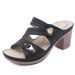 2025 New Women's Sandals Metal Buckle Stitching Thick High Heel Large Size Comfortable Slippers_vogvips.com