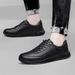 Height-increasing Men's Shoes Sports Comfort First-layer Cowhide Wear-resistant Low-top Casual Board Shoes_vogvips.com