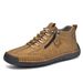 Men's Martin Boots Medium Top Casual Shoes Short Boots Large Size Shoes Stitched Men_vogvips.com