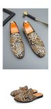 European And American Trendy Leopard Print British Slip-on Loafers For Men, Summer Fashion Business Casual Leather_vogvips.com