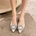 Women's Shoes Evening Style Elegant Lady Rhinestone Square Buckle Back Strap Sandals_vogvips.com