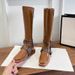 F Family Queen Style Over-the-Knee Long 2024 New Square Toe Belt Buckle Back Zipper High Tube Riding Boots For Women_vogvips.com
