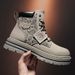 Autumn Winter New Men's Work Trendy High-top Yellow Martin Durable Kick-resistant Motorcycle Boots For Men_vogvips.com
