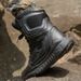 Black Combat Boots New Elite Spider Combat Boots Low Top Light Combat Boots Shock Absorption High Top Outdoor_vogvips.com