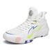 Basketball shoes Men's and women's mesh surface breathable shock absorption soft sole sports shoes Wear shoes actual combat boots sports shoes_vogvips.com