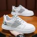 Spring New Breathable Little White Men's Student Trend Versatile Thick Sole Sports Casual Board Trendy Shoes_vogvips.com