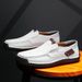 Men's Outdoor Casual Shoes, One Foot Flat Leather Shoes, Low Top Loafers_vogvips.com