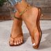 New Summer Fashion Fairy-Style Wedge Crossed Open-Toe Flip-Flop Sandals For Women_vogvips.com