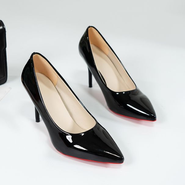 Fashion Large Size Pointed Toe Stiletto High Heels Cm Women S Banquet Bar Wedding Shoes_vogvips.com