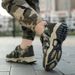 New Anti-splashing Water Mid-top Warm Outdoor Hiking Shoes Hiking Shoes_vogvips.com