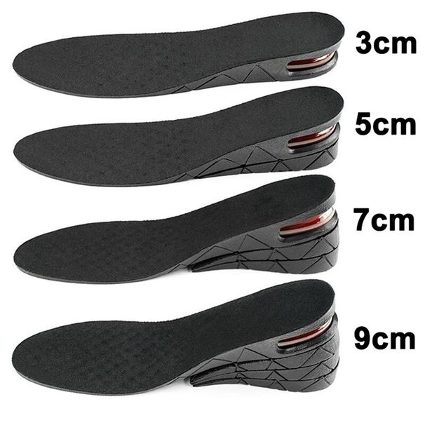 Increase Air Cushion Elevator Shoe Insole Lifts Kits Inserts For Men Women Taller Insoles 3-9cm Variable Height_vogvips.com